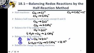 184 Balancing Redox Reactions  Disproportionation [upl. by Sexton]