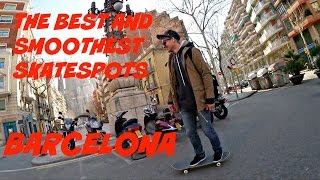 BARCELONA SKATE TRIP  The BEST and SMOOTHEST skatespots [upl. by Gonzalez]