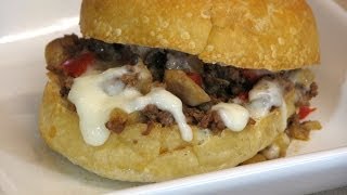 Philly Cheesesteak Sloppy Joes  Lynns Recipes [upl. by Leunad840]