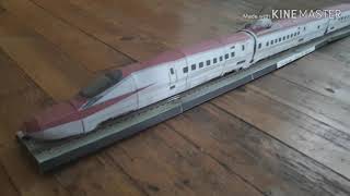 Papercraft Shinkansen E6 quotKomachiquot [upl. by Aurel]