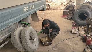 THACO Frontier 14 ton truck maintenance [upl. by Cristobal732]