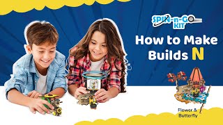 SMARTIVITY  Spin ‘n Go Kit  How to Make  Build N Flower amp Butterfly [upl. by Issy154]