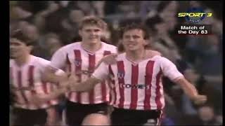 Sunderland v Ipswich Town 03121983 [upl. by Enawtna898]