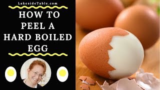 How to Peel a Perfect Hard Boiled Egg [upl. by Tamma718]