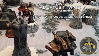 Adeptus Titanicus Battle Report Ep 2  Atarus vs Vulturum 1750 pts [upl. by Ecnatsnok]