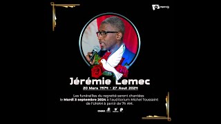 Célébration de la Vie de Lemec JEREMIE [upl. by Uund]