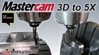 Mastercam 3D to 5X with Jesse  The BIG Event [upl. by Hirasuna618]