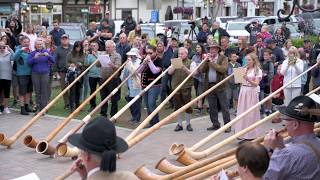 Leavenworth Alphorn Flashmob [upl. by Nirmak]