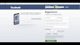 FACEBOOK tutorial Teil 1 An und Abmelden Facebook Konto [upl. by Sinnel]