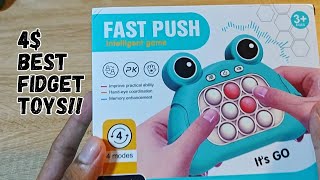 Pop It Electronic Unboxing ASMR Best Fidget Toys Game [upl. by Eirol8]