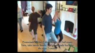 How to Ceili Irish Dance The Antrim Reel [upl. by Tarabar]