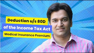 Deduction under section 80D  Income Tax Act education nirmalasitharaman exam taxdeductions [upl. by Nosyk]