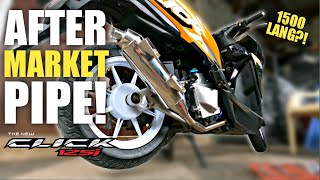 Honda Click 125i  EXHAUST PIPE SOUND CHECK  Liane Vlog [upl. by Onaled]