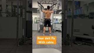 Rear delt fly with cable gymhumor gymrat gymaddict motivation anytimefitnessfitinspiration [upl. by Gmur]