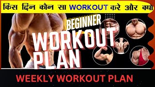 BEGINNERS WEEKLY WORKOUT PLAN  100  RESULTS  FITNESS FORT [upl. by Anul]