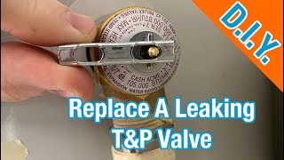 How To Replace Pressure Relief Valve On A Water Heater TampP [upl. by Esinrahs310]