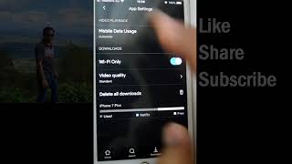 How to delete downloaded movies TV showsin Netflix iOS or iPhone app  Remove the downloads [upl. by Alimrahs]