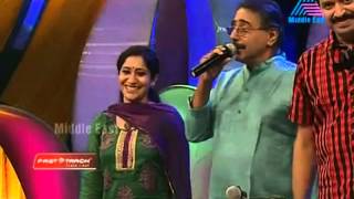 Singer Sujatha Mohan and her husband Mohan singing live [upl. by Natsyrt398]