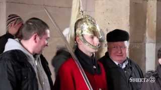 Tourist Touches London Guards Sword [upl. by Nida]