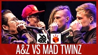 MAD TWINZ vs AampZ  Grand Beatbox TAG TEAM Battle 2017  FINAL [upl. by Oileduab]