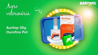 Auritop 30g Ourofino Pet  Bartofil [upl. by Kozloski35]