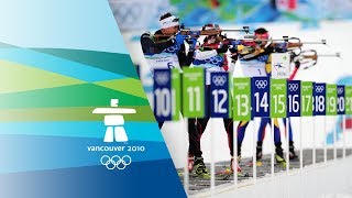 Mens Biathlon  10Km Sprint Highlights  Vancouver 2010 Winter Olympic Games [upl. by Katti]