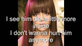 Rihanna  unfaithful  photo lyrics on Screen [upl. by Coben]