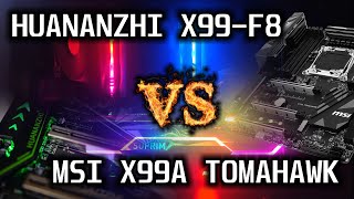 HUANANZHI X99F8 vs BRAND MSI X99A TOMAHAWK  i76950x  Test in 8 Games  3DMark [upl. by Enomis]