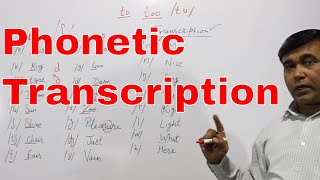 Phonetic Transcription [upl. by Weinman]