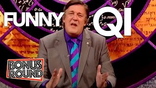 Funny QI Moments With Stephen Fry amp Sandi Toksvig [upl. by Milman]