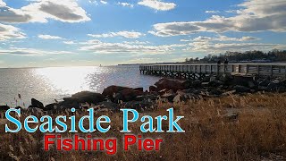 Seaside Park Fishing Pier Bridgeport Connecticut [upl. by Ydnab]