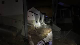 Two Houses Collapse Due to Soil Erosion Collapse YesEpicYes [upl. by Annahgiel]