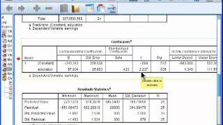 How to Read the Coefficient Table Used In SPSS Regression [upl. by Ardle327]