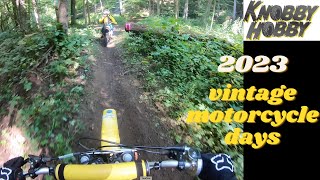 2023 AMA Vintage Motorcycle Days Harescramble [upl. by Aihtenak]