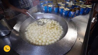 Ultimate Huge Rasgulla Making At Mega Factory Crave Eatables l Gujarat Street Food [upl. by Viv]