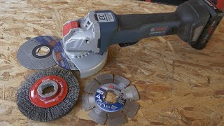 Bosch X Lock Angle Grinder Mount amp GWX18V50PCN Review [upl. by Oretna]