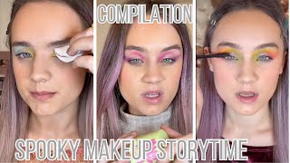 SCARY MAKEUP STORYTIME COMPILATION OF SCARY MAKEUP VIDEOS JULY 2024 SPOOKY MAKEUP STORY NATALIE JADE [upl. by Natsuj]