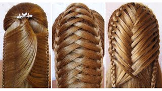 Hair Net Tutorials 😍 Cute and Easy DIY Hairstyles for girls 😍 Coiffures Simples [upl. by Madelle]