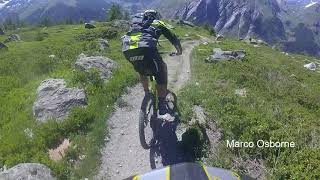 EWS La Thuile Stage 2 with the Team Cannondale [upl. by Biancha]