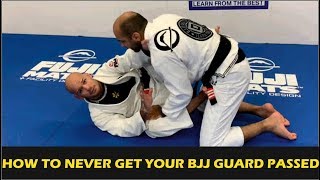 How To Never Get Your BJJ Guard Passed by Xande Ribeiro [upl. by Ecitsuj]