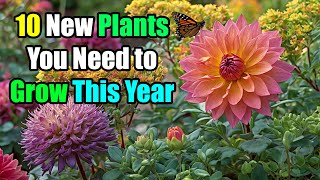 10 New Plants You Need to Grow This Year  10 Beautiful New Varieties to Try [upl. by Aicetal]