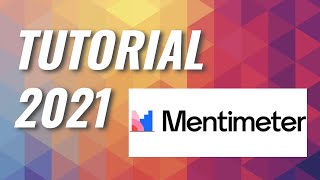 Cómo usar Mentimeter 2021  Tutorial para presentaciones interactivas [upl. by Nodnarb365]