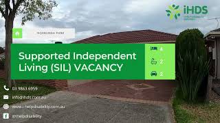 Roxburgh Park Supported Independent Living SIL Vacancy Melbourne 1 [upl. by Bowler]