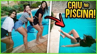 ELA FOI DANÇAR FUNK E CAIU NA PISCINA  FILMEI TUDO   REZENDE EVIL [upl. by Vaasta]