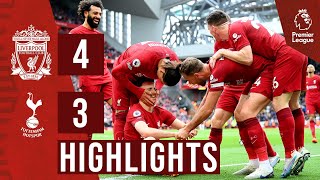 HIGHLIGHTS Liverpool 43 Tottenham Hotspur  Dramatic Jota winner [upl. by Blanding]