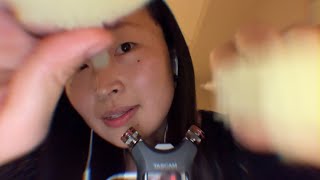 fast random triggers ASMR🔥ear cleaning mic touching visual triggers etc [upl. by Nosrak]