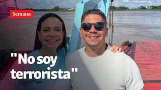 El videógrafo de María Corina Machado pide refugio en Colombia  Semana noticias [upl. by Airdnaz]