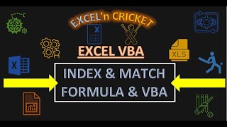 Index Match Function Using Excel Formula and VBA [upl. by Sunday36]