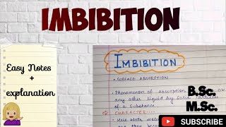 What is Imbibition Plant Physiology notes on Imbibition Process Factor Affecting Examples [upl. by Sandberg]