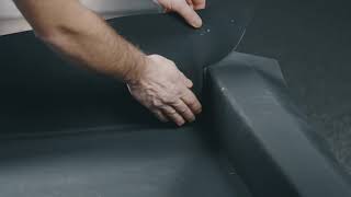 Inwerkeninvouwen binnenhoek EPDM dakbedekking Tips amp Tricks voor het leggen van EPDM dakbedekking [upl. by Turtle]